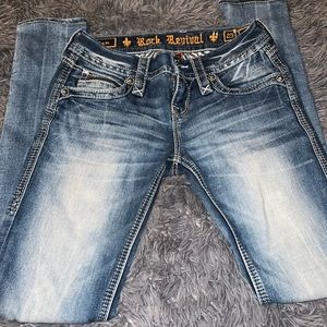 Rock revival womens skinny jeans